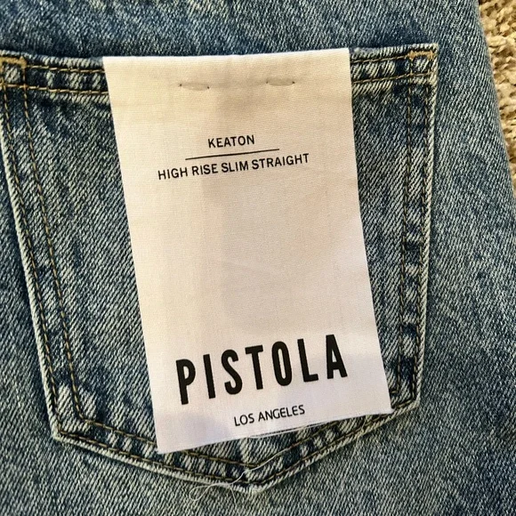 Pistola Keaton Hi Rise Slim Straight Jeans